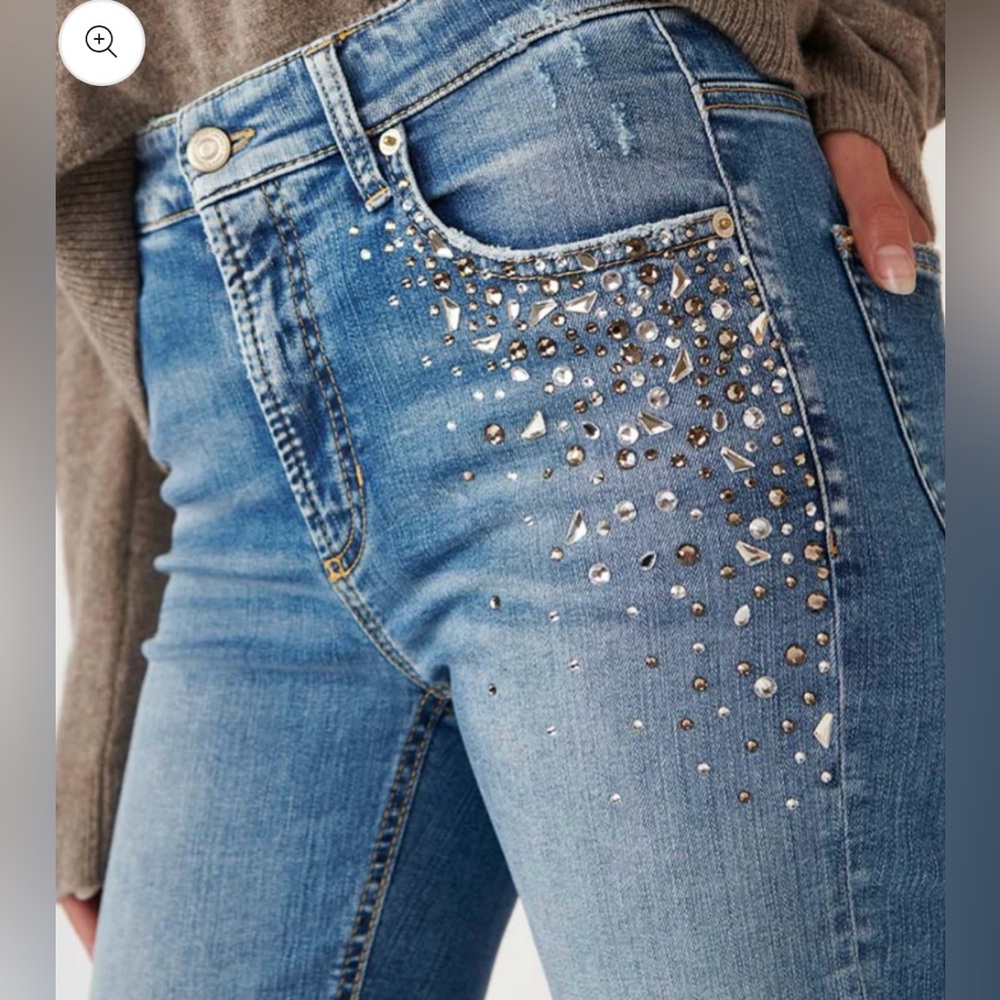 CAMBIO Fabienne Crystal Flare Jean